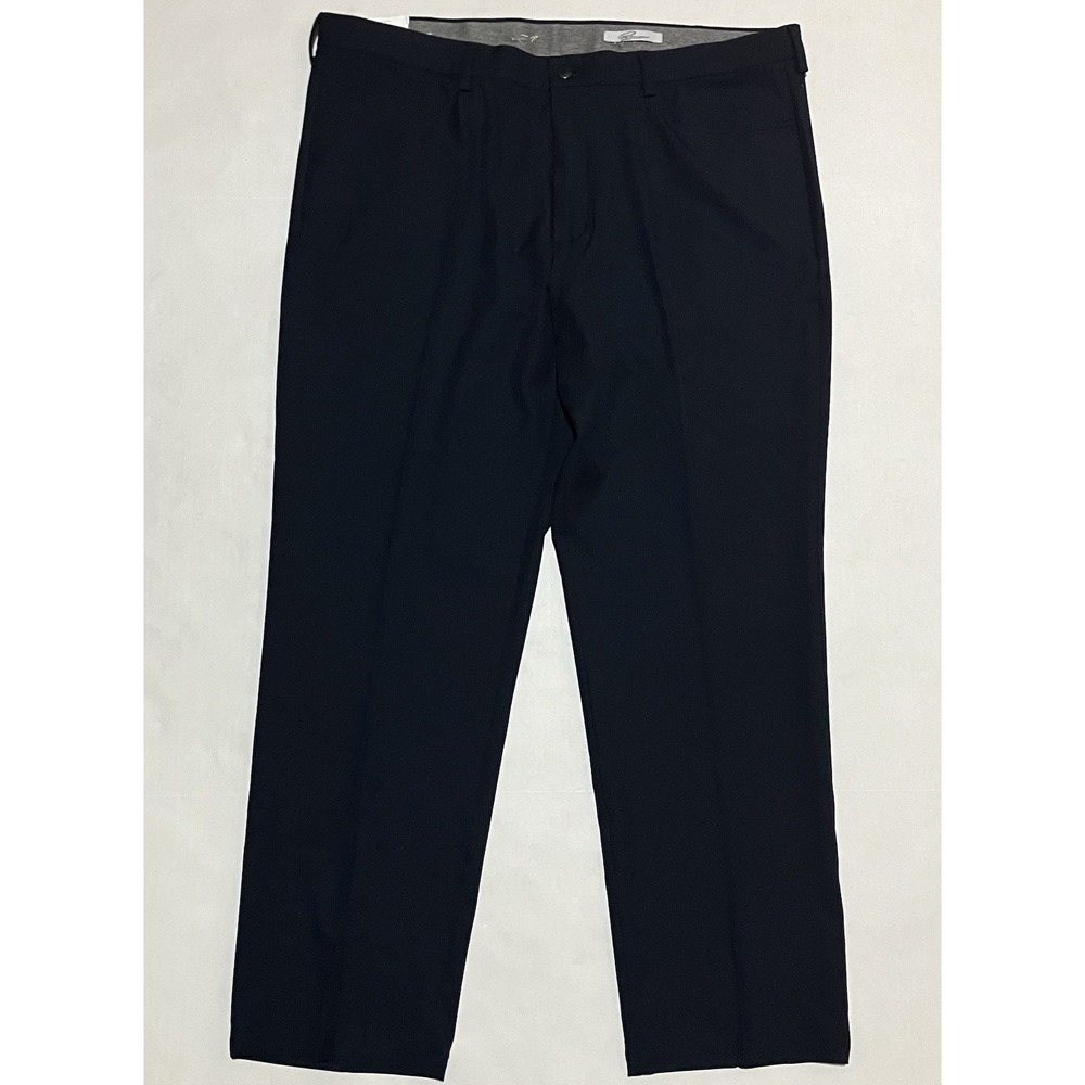 Greg Norman Ultimate Classic Travel Pants Men 40 X 30 Navy Blue Four Way Stretch